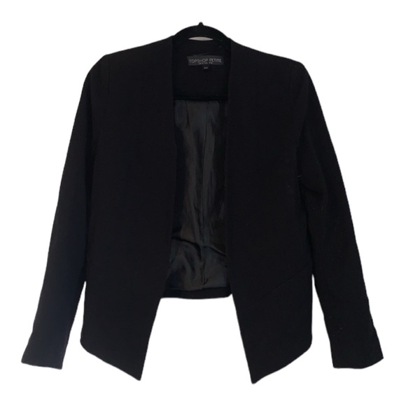 Topshop open front Mollie blazer size 6 - Picture 3 of 5